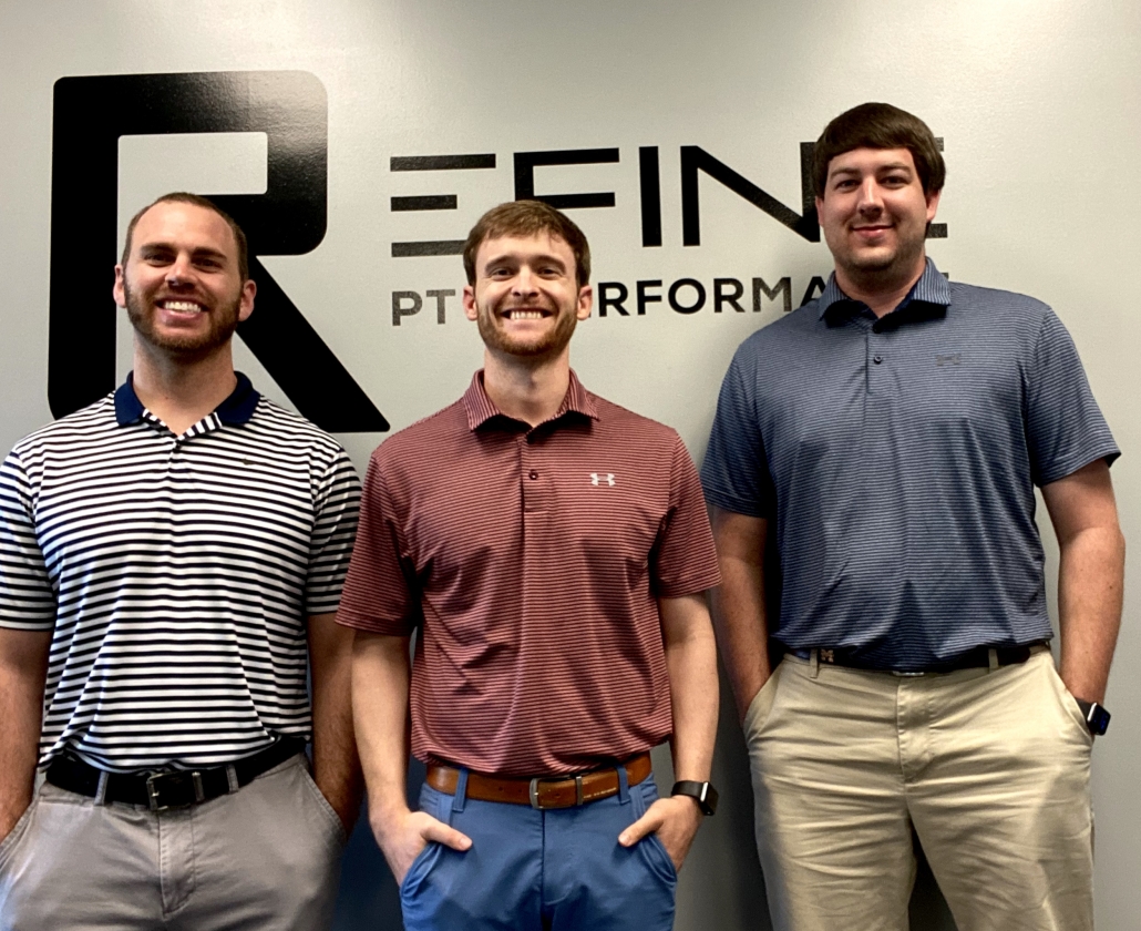 Kyle, Tyler, and Blake, Are all Doctors of Physical Therapy at Refine PT and Performance