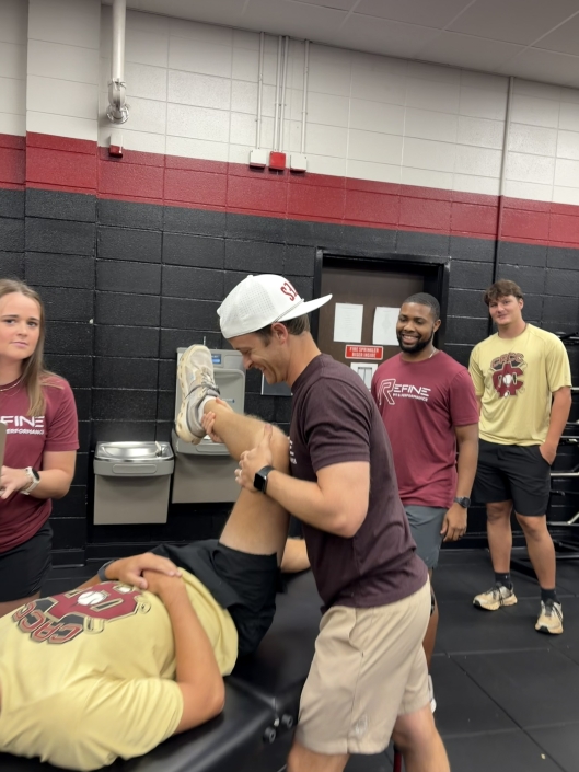 Hip Range of Motion Testing with Baseball Assessment